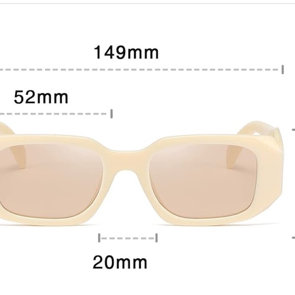 FREE WITH ANY PURCHASE - Trendy Rectangle Sunglasses - Picture 7 of 7